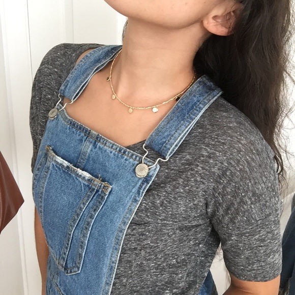 ❗️Last one ❗️NWT Gold Disc Choker - Picture 2 of 2